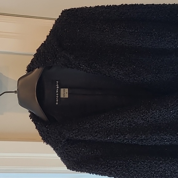 Women's jacket size 8 Bianca Nygard black with sequin and sparkle details - Picture 7 of 14